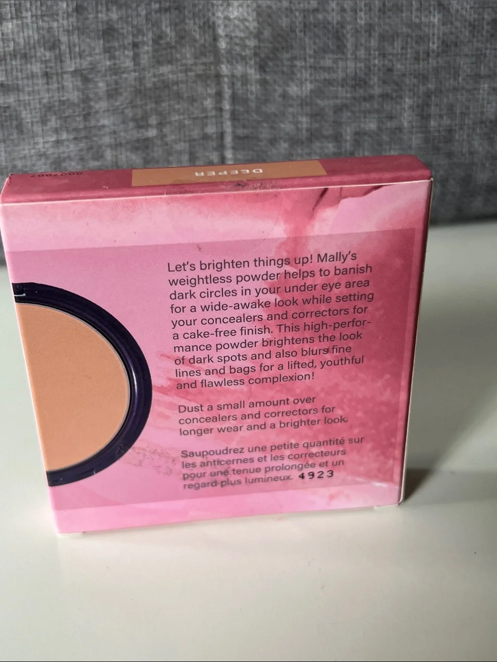 Mally Beauty Dark Circle Corrector Brightening Powder - Pink